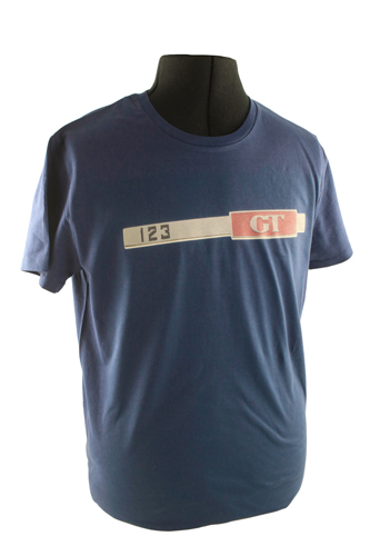 T-Shirt blue 123GT emblem in the group Accessories / T-shirts / T-shirts Amazon/122 at VP Autoparts Inc. (VP-TSBL10)