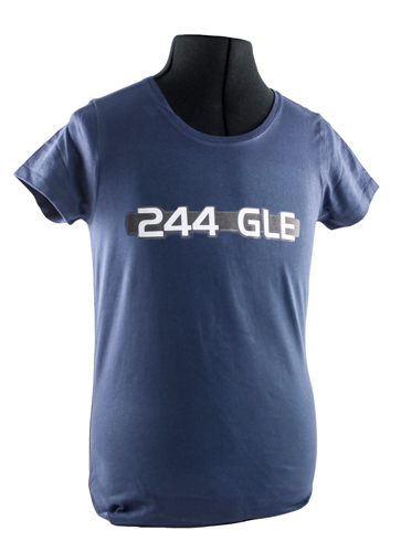 T-shirt woman blue 244 GLE emblem in the group Accessories / T-shirts / T-shirts 240/260 at VP Autoparts Inc. (VP-TSWBL17)