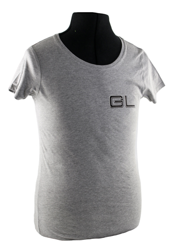 T-shirt woman grey GL emblem in the group Accessories / T-shirts / T-shirts 240/260 at VP Autoparts Inc. (VP-TSWGY16)