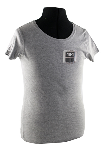 T-shirt woman grey 164 emblem in the group Accessories / T-shirts / T-shirts 140/164 at VP Autoparts Inc. (VP-TSWGY18)