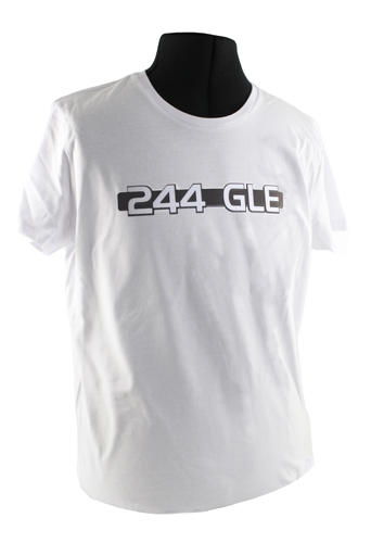 T-shirt white 244 GLE emblem in the group Accessories / T-shirts / T-shirts 240/260 at VP Autoparts Inc. (VP-TSWT17)
