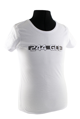 T-shirt woman white 244 GLE emblem in the group Accessories / T-shirts / T-shirts 240/260 at VP Autoparts Inc. (VP-TSWWT17)