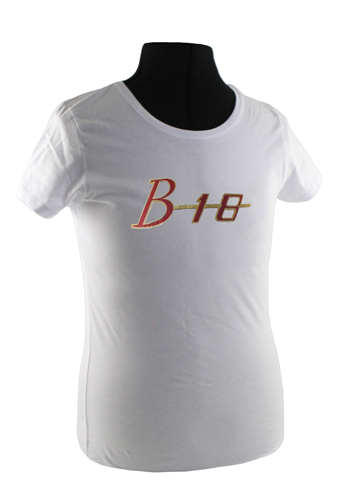 T-shirt woman white B18 emblem in the group Accessories / T-shirts / T-shirts 140/164 at VP Autoparts Inc. (VP-TSWWT24)