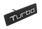 Emblem "TURBO" grill 240, 260 up to 1985