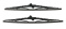 Wiper blade kit windscreen 240/260 Wiper blade kit windscreen 240/260
