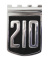 Emblem "210" 210 65-68
