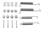 Hardw.kit Brake shoes 122 69-70/1800 69 Hardw.kit Brake shoes 122 69-70/1800 69