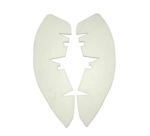 Padding Wheel house 1800ES in the group Volvo / 1800 / Interior / Upholstery 1800ES / Upholstery 1800ES special red 1973 at VP Autoparts Inc. (000349-ES)