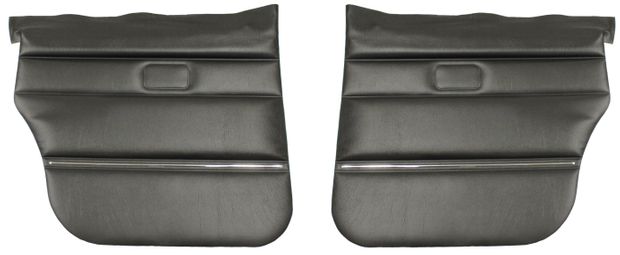 Door panels 244/245 79- black Univ.Rear in the group Volvo / 240/260 / Interior / Upholstery 245/265 / Upholstery 245 universal at VP Autoparts Inc. (000395-96)