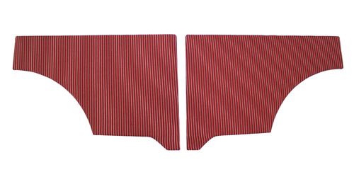 Panel Rear side 445 56-57 red/grey LH in the group Volvo / PV/Duett / Interior / Upholstery 445 / Upholstery 445 code 116- 1956-57 at VP Autoparts Inc. (000401-02)