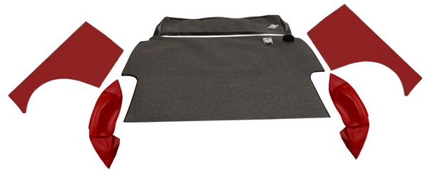 Upholstery kit Trunk 122 Wagon code 503- in the group Volvo / Amazon/122 / Interior / Upholstery 220 / Upholstery 122 wagon code 503-232 1962-63 at VP Autoparts Inc. (000800-3)