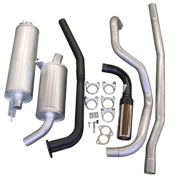 Exhaust system 140/240 B20 74-75 2