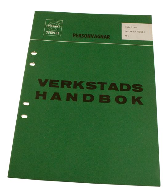 Verkstadsbok Specifikationer 164 Svenska i gruppen Volvo / 140/164 /        / Litteratur / Litteratur 164 hos VP Autoparts Inc. (10764)