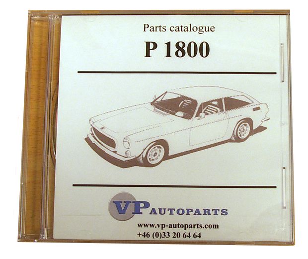 Reservdelskatalog 1800 CD i gruppen Volvo / 1800 / Miscellaneous / Litteratur P1800 1961-73 hos VP Autoparts Inc. (10941)