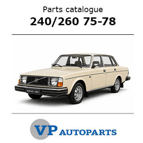 Parts catalogue 240 75-78 CD in the group Volvo / 240/260 / Miscellaneous / Literature 240/260 at VP Autoparts Inc. (10946)