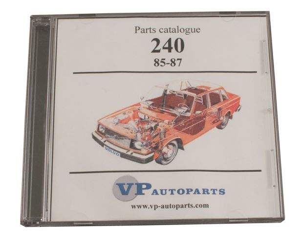 Parts catalogue 240 85-87 DVD in the group Volvo / 240/260 / Miscellaneous / Literature 240/260 at VP Autoparts Inc. (10948)
