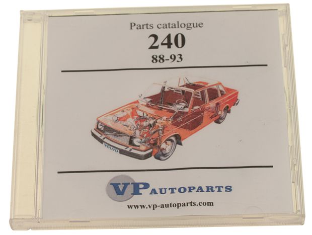 Reservdelskatalog 240 88-93 CD i gruppen Volvo / 240/260 /        / Litteratur 240/260 hos VP Autoparts Inc. (10949)