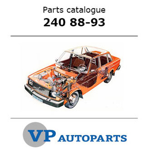 Parts catalogue 240 88-93 CD in the group Volvo / 240/260 / Miscellaneous / Literature 240/260 at VP Autoparts Inc. (10949)