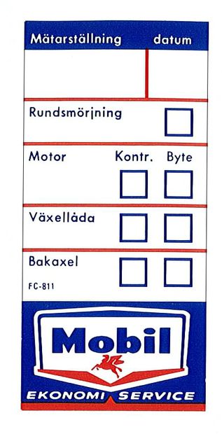 Dekal servicedekal Mobil i gruppen Volvo / 140/164 /        / Dekaler       / Dekaler 140 hos VP Autoparts Inc. (111)