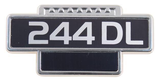 Emblem 244DL 1975 B20A in the group Volvo / 240/260 / Body / Emblem / Emblem 240/260 1975-79 at VP Autoparts Inc. (1202414)