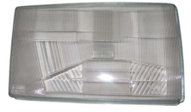 Lens 240/260 LH traffic RH in the group Volvo / 240/260 / Electrical components / Front lights / Headlight 240/260 rectangular 1981- at VP Autoparts Inc. (1312061)