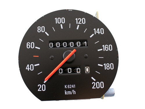 Speedometer in the group Volvo / 240/260 / Electrical components / Instrument / Instrument cluster 240 1986-88 at VP Autoparts Inc. (1362122)