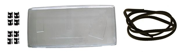 Lens Headlight 700 82-89 RH in the group Volvo / 740/760/780 / Electrical components / Front lights / Headlight 740 -1989/760 -1987 at VP Autoparts Inc. (1392837)