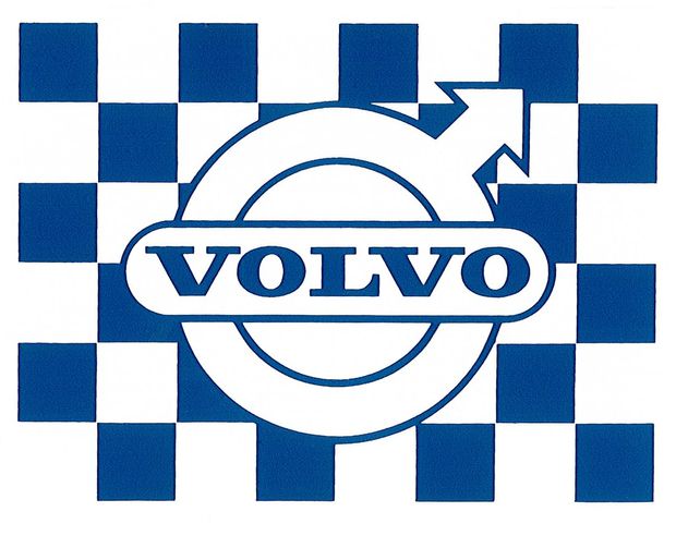 Dekal racing blå i gruppen Volvo / 140/164 /        / Dekaler       / Dekaler 164 hos VP Autoparts Inc. (145)