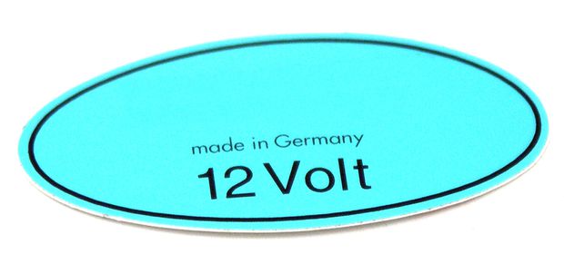 Dekal Tändspole 12V grön 69- i gruppen Volvo / 140/164 /        / Dekaler       / Dekaler 164 hos VP Autoparts Inc. (178)