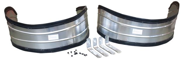 Splash plates 140 rear 67-72 alum in the group Volvo / 140/164 / Miscellaneous / Accessories / Accessories 140 at VP Autoparts Inc. (2323-2324)