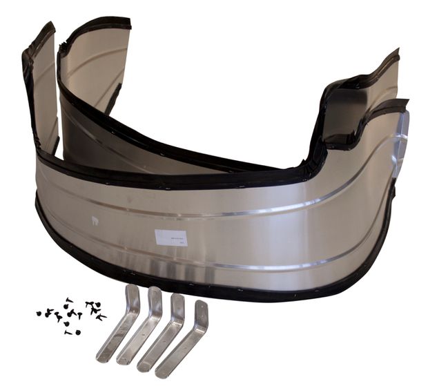 Splash plates 1800 aluminium front in the group Volvo / 1800 / Body / Body sides/roof / Front fender 1800 1961-73 at VP Autoparts Inc. (236)