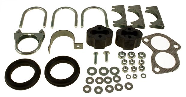 Mounting kit Exhaust system 140/164/240  in the group Volvo / 240/260 / Fuel/exhaust system / Exhaust system / Exhaust system 240 B200F/B230F/FD/FX at VP Autoparts Inc. (270622)