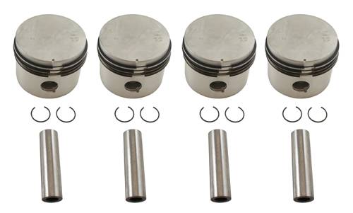 Piston set (4 pcs) B20/B30 -73 Std Mahle in the group Volvo / Engines Volvo / Volvo B30 / Crankshaft B30 -1973 at VP Autoparts Inc. (272002-Mahle)