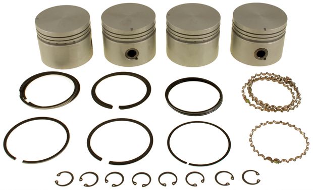 Piston kit with rings B20/B30 -73 0,030