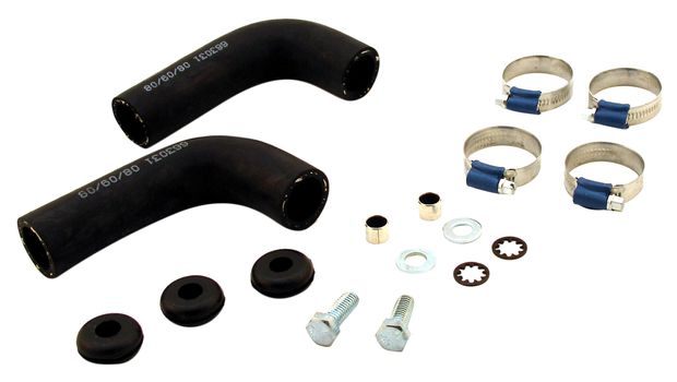 Radiator hose kit PV/122 B18-66 not P18 in the group Volvo / Amazon/122 / Cooling system / Cooling system Amazon B18 1962-66 at VP Autoparts Inc. (273062)