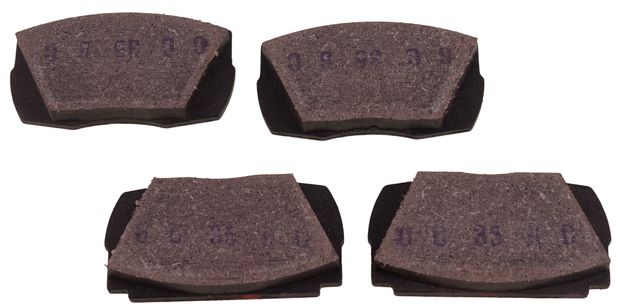 Brake pads Amazon/1800 ch- 6999 in the group Volvo / 1800 / Brake system / Brakes front / Front wheel brake P1800 B18 1 Circ at VP Autoparts Inc. (275819)