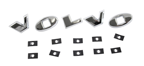 Letter kit Amazon 67-70/1800 silver in the group Volvo / Amazon/122 / Body / Emblem / Emblems Amazon/122 B20 at VP Autoparts Inc. (276375)