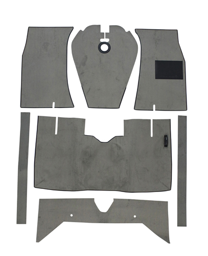 Carpet kit grey for Volvo 120 RHD 65-70 in the group Volvo / Amazon/122 / Interior / Mats/carpets / Carpets and accessories 122 wagon at VP Autoparts Inc. (277221RHD)