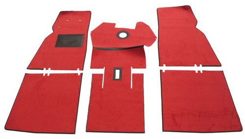 Carpet kit Volvo 544 red in the group Volvo / PV/Duett / Interior / Mats/carpets / Carpets and accessories 544 at VP Autoparts Inc. (277237-544)