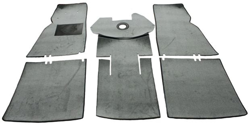 Carpet kit Volvo 444 grey in the group Volvo / PV/Duett / Interior / Mats/carpets / Carpets and accessories 444 at VP Autoparts Inc. (277238-444)
