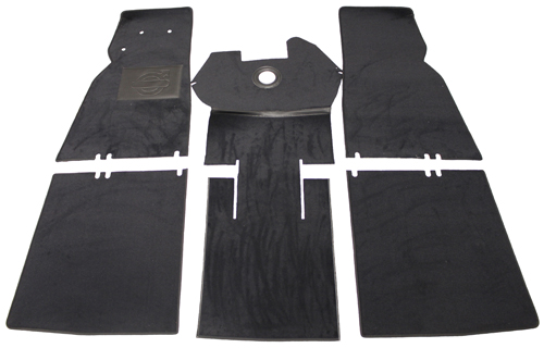 Carpet kit Volvo 444 black in the group Volvo / PV/Duett / Interior / Mats/carpets / Carpets and accessories 444 at VP Autoparts Inc. (277239-444)