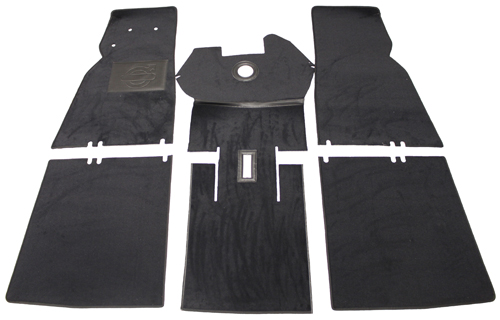 Carpet kit Volvo 544 black in the group Volvo / PV/Duett / Interior / Mats/carpets / Carpets and accessories 544 at VP Autoparts Inc. (277239-544)