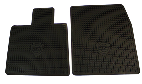 Accessory rubber mats 1800 61-69 black in the group Volvo / 1800 / Interior / Mats/carpets / Accessory mats 1961-73 at VP Autoparts Inc. (281028)