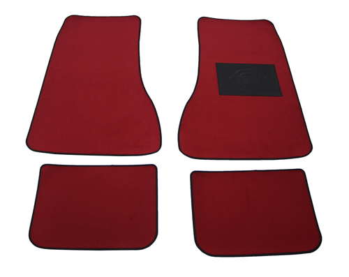 Accessory Carpet kit 1800E/ES red RHD in the group Volvo / 1800 / Interior / Mats/carpets / Accessory mats 1961-73 at VP Autoparts Inc. (281032RHD)