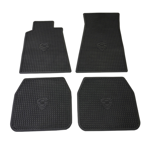 Accessory rubber mats 140 1973-74 black in the group Volvo / 140/164 / Interior / Mats/carpets / Mats/carpets 140 at VP Autoparts Inc. (282003)
