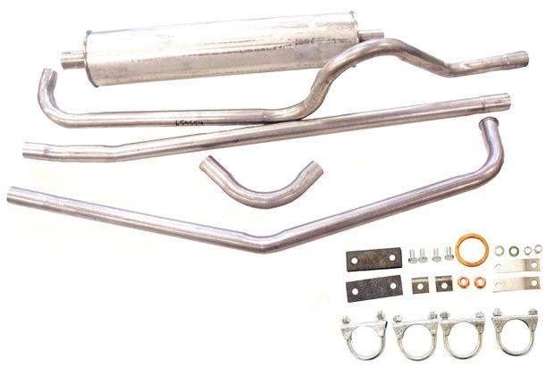 Exhaust system PV 54-56 (47-53) B4B in the group Volvo / PV/Duett / Fuel/Exhaust system / Exhaust system / Exhaust system 444 B4B 1954-56 at VP Autoparts Inc. (290010)