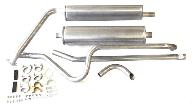 Exhaust system PV 57-61 B16 in the group Volvo / PV/Duett / Fuel/Exhaust system / Exhaust system / Exhaust system PV B16 1958-61 at VP Autoparts Inc. (290020)