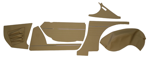 Interior panel kit 1800S beige 1964-69 in the group Volvo / 1800 / Interior / Upholstery 1800S / Klädsel 1800 special beige/brun 1964-69 at VP Autoparts Inc. (331629-1800S)