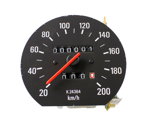 Speedometer in the group Volvo / 240/260 / Electrical components / Instrument / Instrument cluster 240 1989- at VP Autoparts Inc. (3544606)