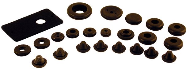Grommet kit Cowl Amazon 62-70 in the group Volvo / Amazon/122 / Interior / Misc. equipment / Rubber plugs at VP Autoparts Inc. (395205)